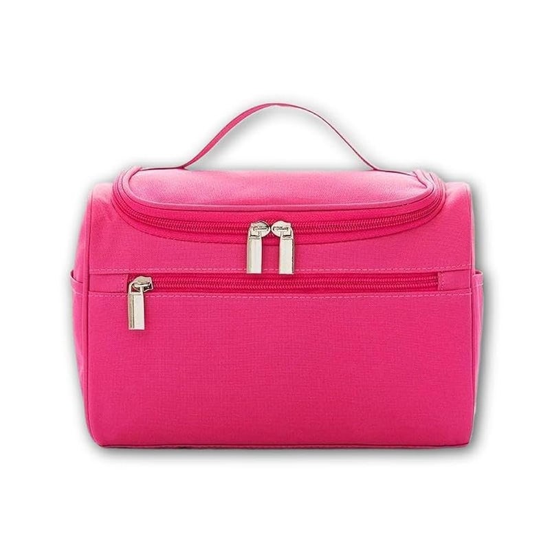 Cosmetic Pouch - Heavy-duty travel case designed for thick creams and shampoos. Keeps your makeup and skincare items perfectly organized during workouts or vacations. A genius solution for maintaining - Image 1
