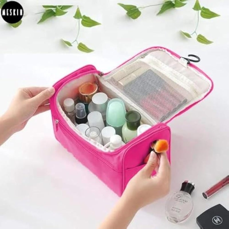 Cosmetic Pouch - Heavy-duty travel case designed for thick creams and shampoos. Keeps your makeup and skincare items perfectly organized during workouts or vacations. A genius solution for maintaining - Image 4