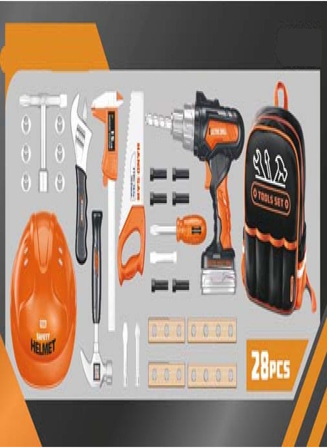 Hong Chuan Sheng Toys HONG CHUAN SHENG-28 PCS TOOL SET  W/SOUND  - Image 2