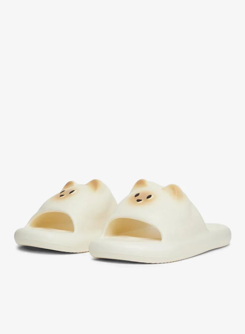 Take Two Solid Kitty Anti-Slip Bathroom Slippers