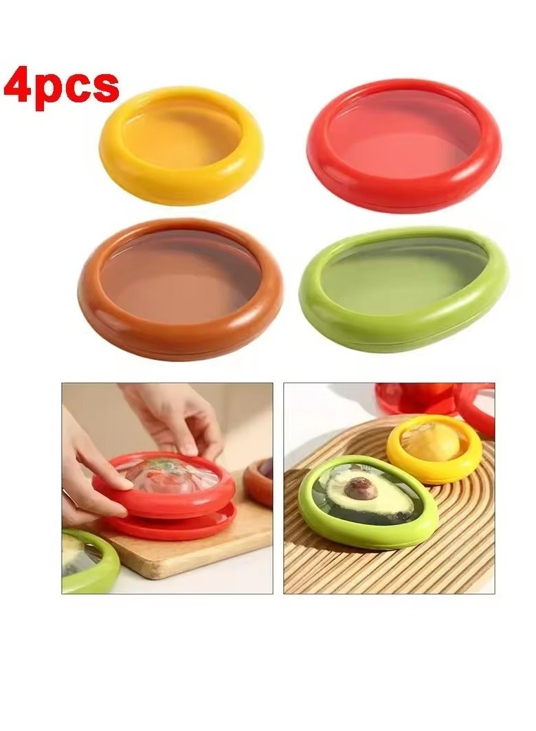 Silicone Film Sealed Fruit Crisper Anti-Oxidation Mini Refrigerator Storage Box Fruit Preservation Box for Storage Avocado Lemon  - Image 3