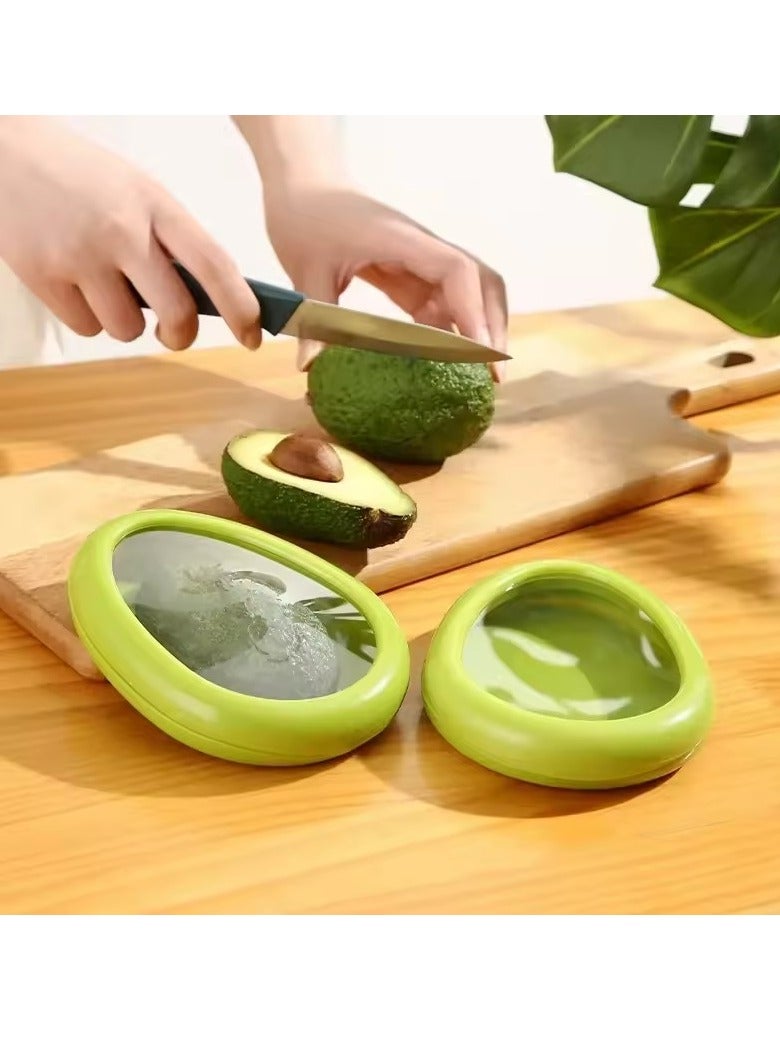 Silicone Film Sealed Fruit Crisper Anti-Oxidation Mini Refrigerator Storage Box Fruit Preservation Box for Storage Avocado Lemon  - Image 4