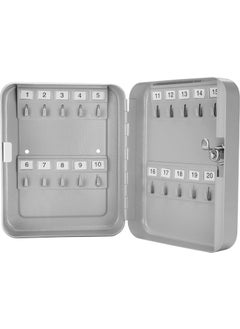 Cyrox Cyrox Key Box Wall Mount 20 Key Hooks Tags Steel Security Locking Key Cabinet Storage Key Lock Box Key Management Cabinet 1Pcs  - Image 2