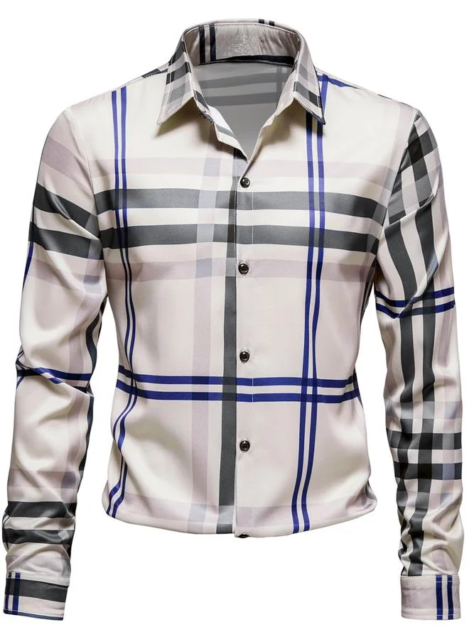Take Two Take Two Checked Button Up Long Sleeve Shirt