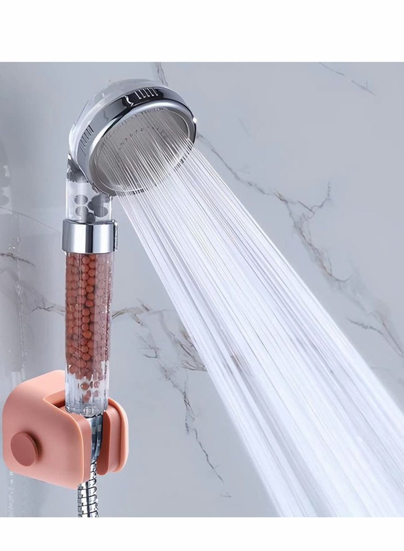 SYOSI Self Adhesive Shower Head Holder, Adjustable Bracket for Handheld, Waterproof Wand, Wall Mount Arm with Hook Bathroom, Removable (4 Pcs) - Image 5