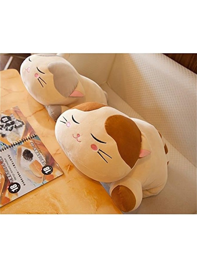 DURKU Gray Cat Plush Pillow - Soft Stuffed Animal for Toddlers and Girls, 50cm - Image 5