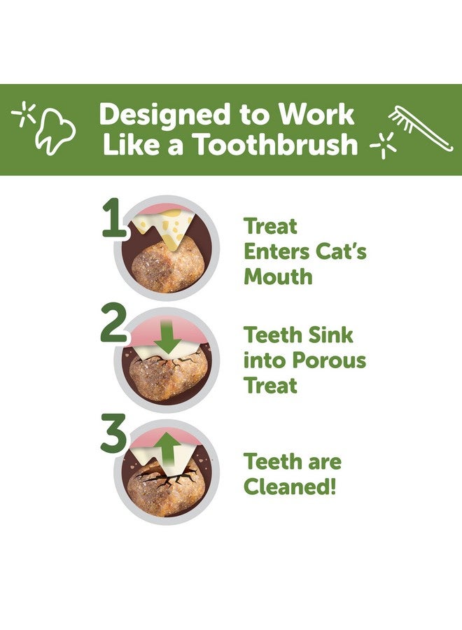 ويمزيس مكافآت أسنان القطط من ويمزيز ويلنس، علكات طبيعية، بنكهة الدجاج والتونة، (كيس 4.5 أونصة) - Image 3