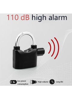 SHIV SHAKTI STORE SHIV SHAKTI STORE Alarm Security Lock with Motion Sensor Siren and 3 Keys Metallic Finish for Home Safety Anti Theft System for Home Office Door and Bikes  - Image 2