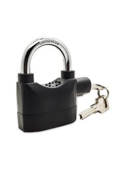 SHIV SHAKTI STORE SHIV SHAKTI STORE Alarm Security Lock with Motion Sensor Siren and 3 Keys Metallic Finish for Home Safety Anti Theft System for Home Office Door and Bikes  - Image 1