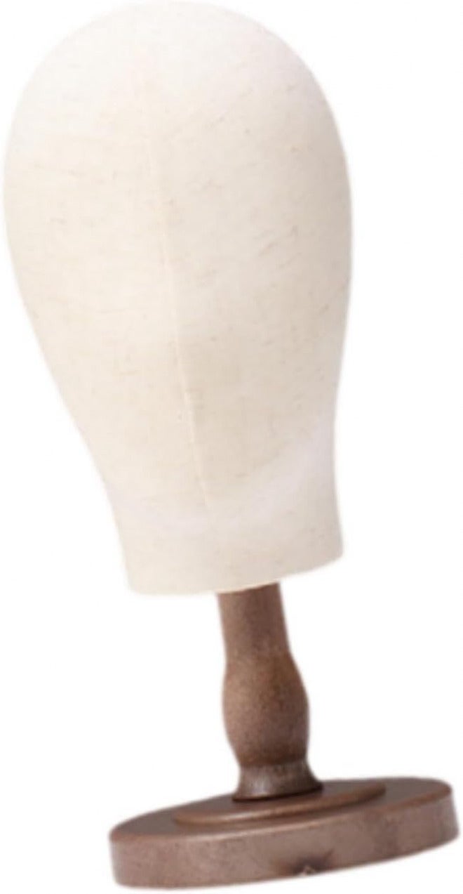 Mannequin Head Holder for And Hats with Support Base for Home Use, Antique color short - Image 4