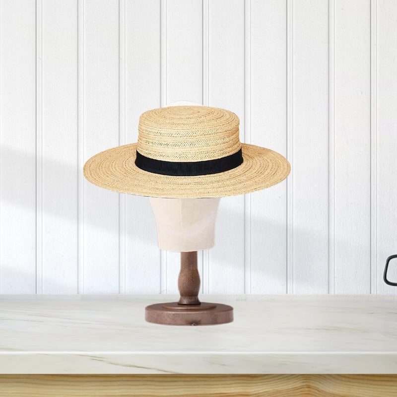 Mannequin Head Holder for And Hats with Support Base for Home Use, Antique color short - Image 2