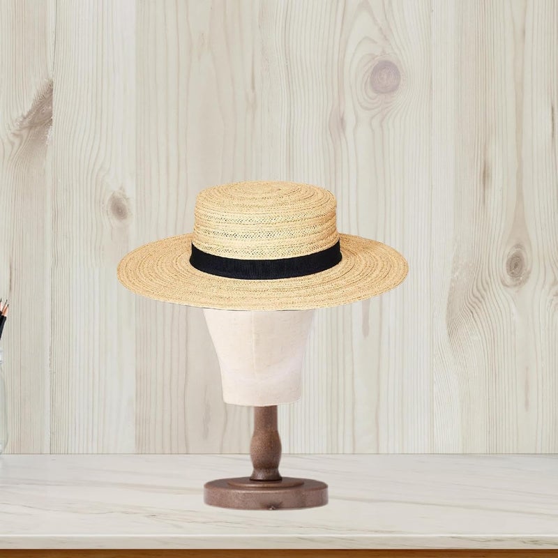 Mannequin Head Holder for And Hats with Support Base for Home Use, Antique color short - Image 3
