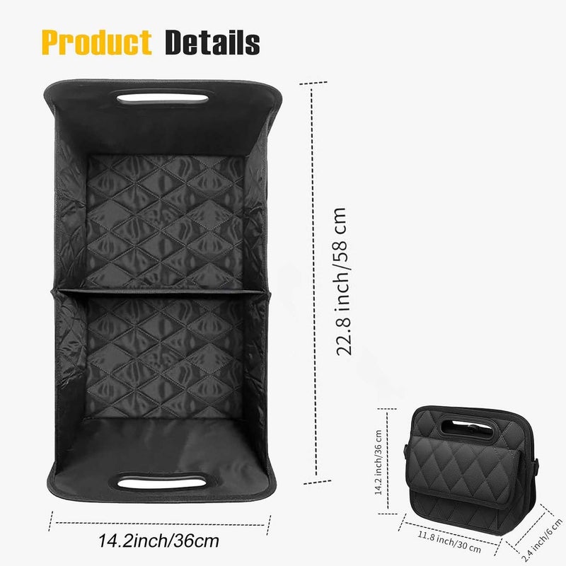 KRCIQMV Large Car Trunk Organizer, Foldable Waterproof - Image 2