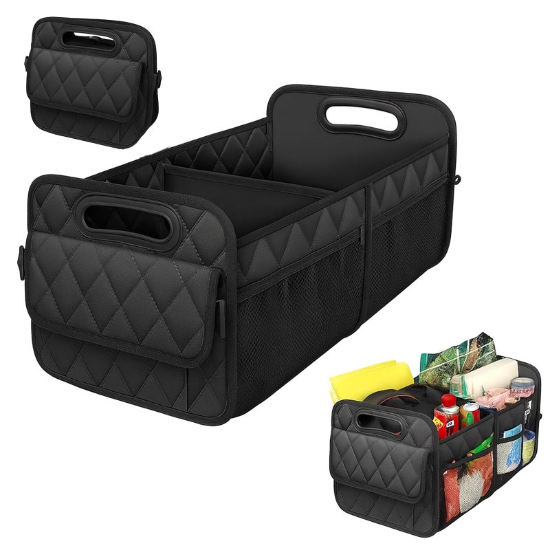 KRCIQMV Large Car Trunk Organizer, Foldable Waterproof - Image 1