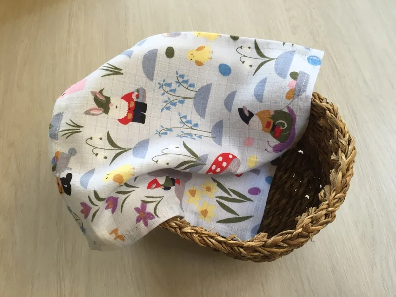Lief Home Baby Muslin Mouth Diaper (6 Pieces) | 28X28