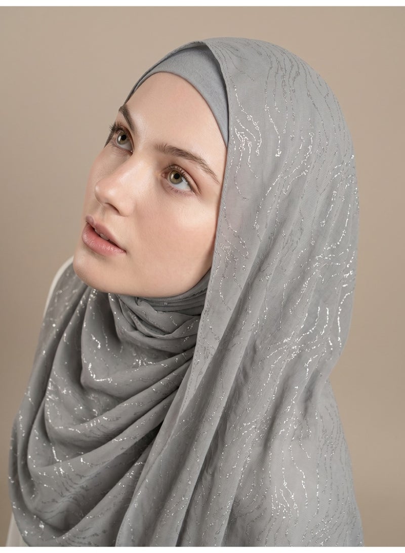 Slema Muslim Islamic Hijabs Head Wrap Scarf Shawl for Women Long Turban Cap - Image 3
