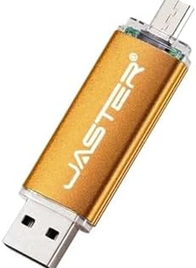 64GB Gold USB C Flash Drive Metal Pen Drive 2 in 1 Memory Stick Real Capacity U Disk - Image 2