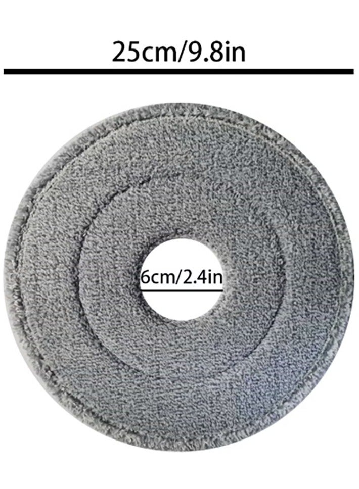 كيلا 8 قطع من ممسحة دائرية منزلية بديلة لتنظيف الأرضيات باللون الرمادي - Image 2
