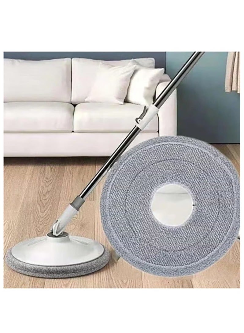كيلا 8 قطع من ممسحة دائرية منزلية بديلة لتنظيف الأرضيات باللون الرمادي - Image 4