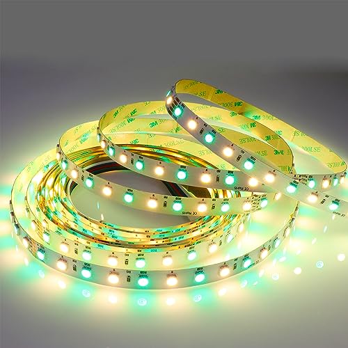 LEDENET RGBW LED Strip Lights RGB+Warm White(2800K-3200K) 360LEDs SMD 5050 DC 24V Multi-Colored LED Tape Lights Flexible LED Rope Lighting 16.4Ft Non-Waterproof for Bedroom Kitchen Decoration - Image 4