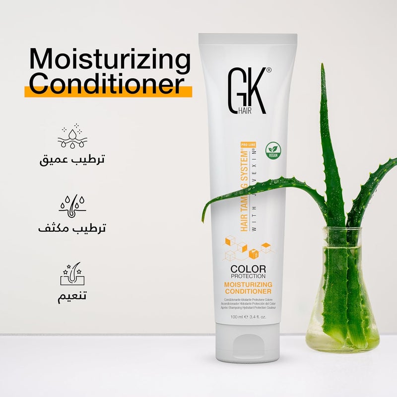Public demand affordable quality GK HAIR Global Keratin Moisturizing Conditioner (100ml/3.4 Fl Oz) for Hydrating Color Protection Dry Damage Curly Frizzy Color Treated Hair Repair Organic Paraben Sulfate Free All Hair Types Solid anti-deform - Image 3