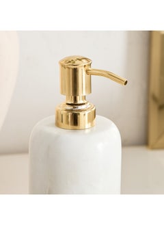 Home Box Royal Marble Soap Dispenser 7.5 x 17.5 x 7.5 cm  - Image 3