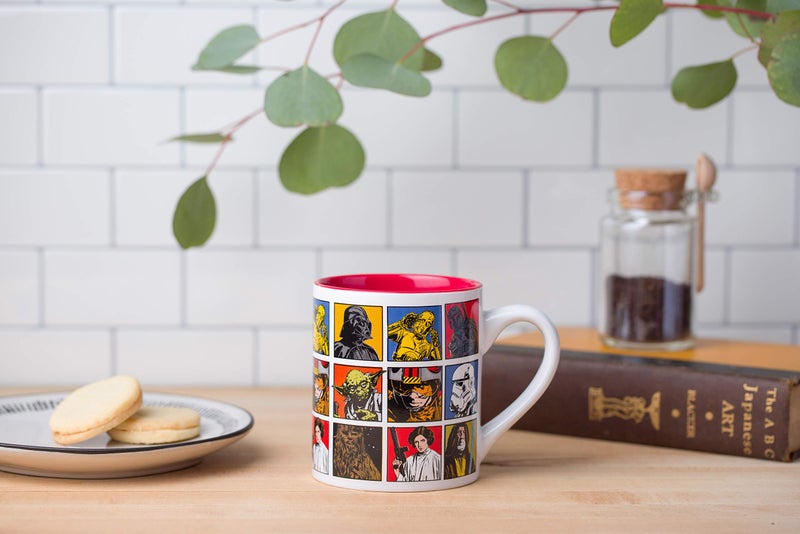 Silver Buffalo Star Wars Episode 4 Character Grid Ceramic Mug, 14 Ounces - Image 2