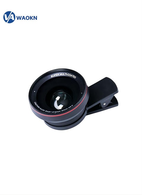 Lens Kit for iPhone and Android Macro and Wide Angle Lens with Travel Case