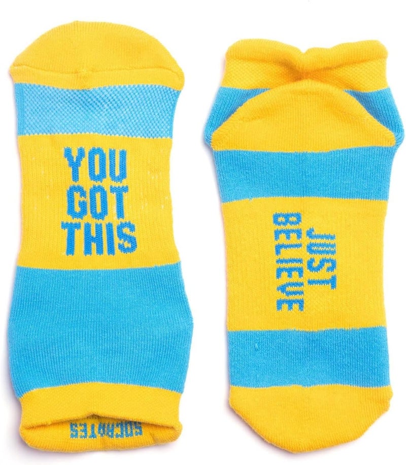 Gone For a Run Inspirational Ankle Socks for Women - Affirmation - Fun Running Socks - Runners Gifts & Motivation - Image 1