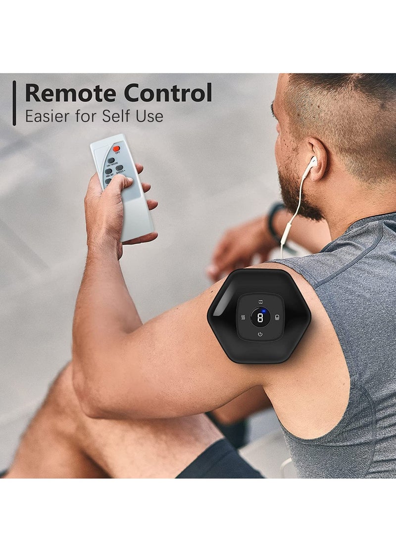 SYOSI Smart Dynamic Cupping Therapy Set, Remote Control Cupping Set with Red Light Therapy for Pain Relief, Recovery, Smart Cupping Therapy Massager with 3 Mode, 16 Level Temperature and Suction  - Image 2