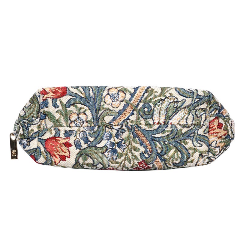 Signare Tapestry Cosmetic Bag Toiletry Makeup Bag for Women With William Morris Golden Lily Design (COSM-GLILY) - Image 5