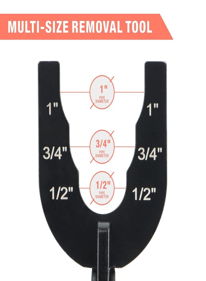 IWISS iCrimp Push-Fit Disconnect Tong Tool for Easily Removing Push-to-Connect Fittings(1/2-in, 3/4-in, 1-in), Multi-Sized Removal Tool For Push Fit Fittings - Image 3