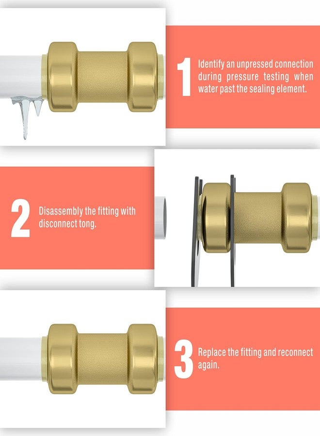 IWISS iCrimp Push-Fit Disconnect Tong Tool for Easily Removing Push-to-Connect Fittings(1/2-in, 3/4-in, 1-in), Multi-Sized Removal Tool For Push Fit Fittings - Image 5