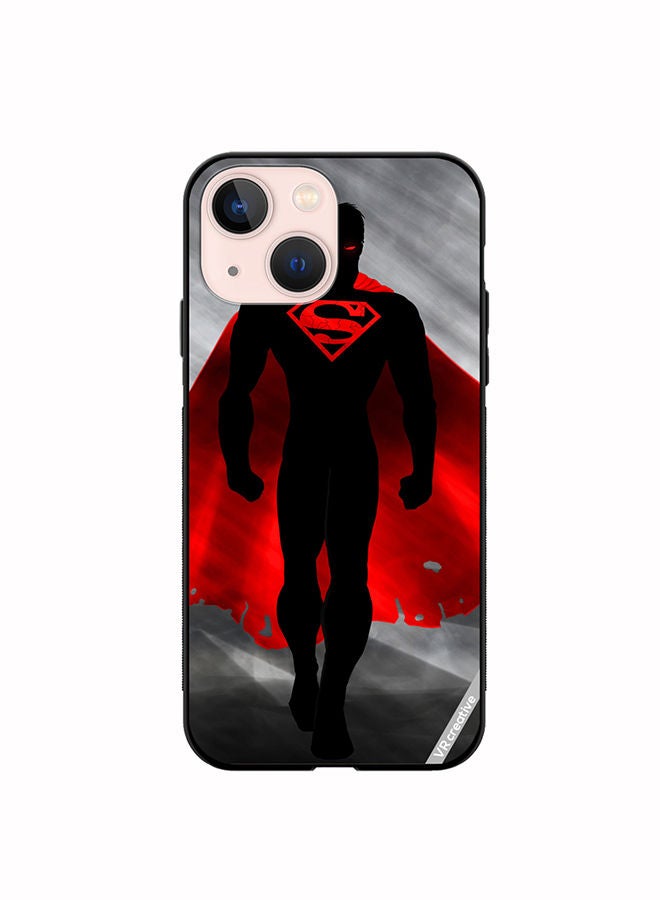 VR CREATIVE Protective Case Cover For Apple iPhone 14 Superman Black And Red Design Multicolour - Image 1