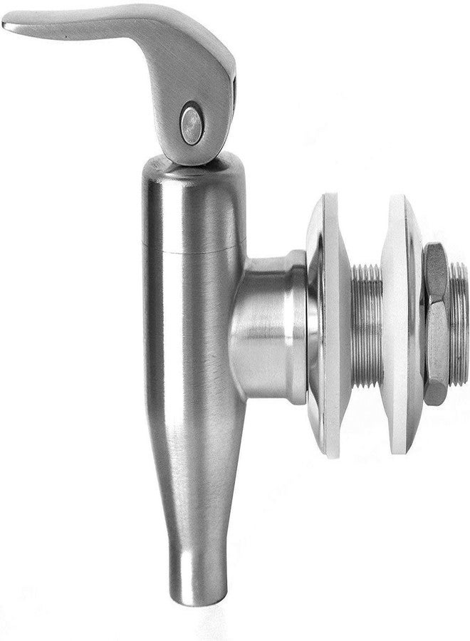 DOZYANT Beverage Dispenser Push Style Spigot,Stainless Steel Polished Finished, Water Dispenser Replacement Faucet, fits Berkey and Gravity Filter systems - Image 3