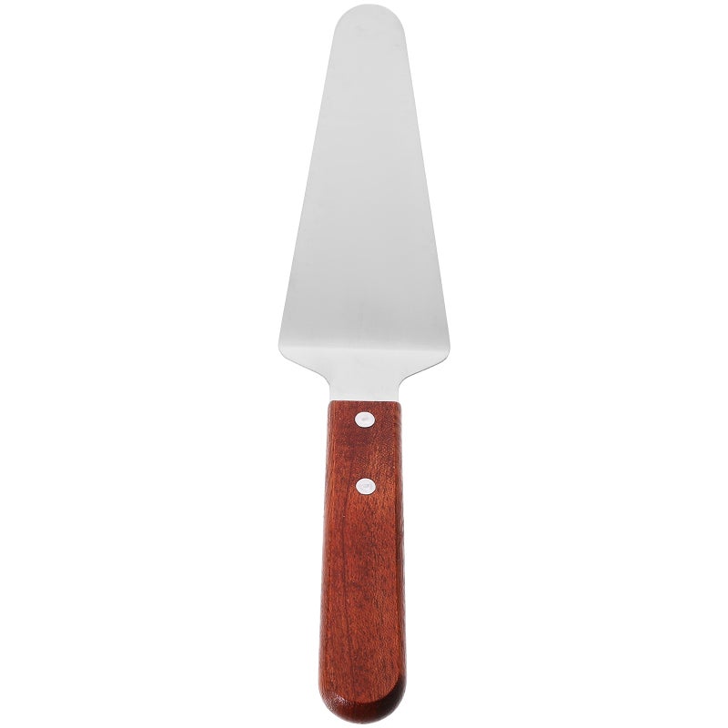 Handle Pizza Shovel Stainless Steel Triangle Cheese Spatula Kitchen Baking Tool - Image 1