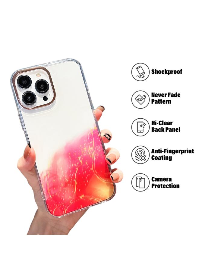 اس-توب جراب لهاتف iPhone 11 بنمط هالة رخامية ذهبية - Image 2