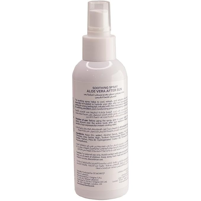 ST MORITZ Aloe Vera After Sun Soothing Skin Care Spray 150 ml - Image 2