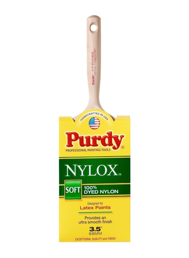 Purdy 144228235 Nylox Series Mode Flat Trim Paint Brush, 3-1/2 inch - Image 1