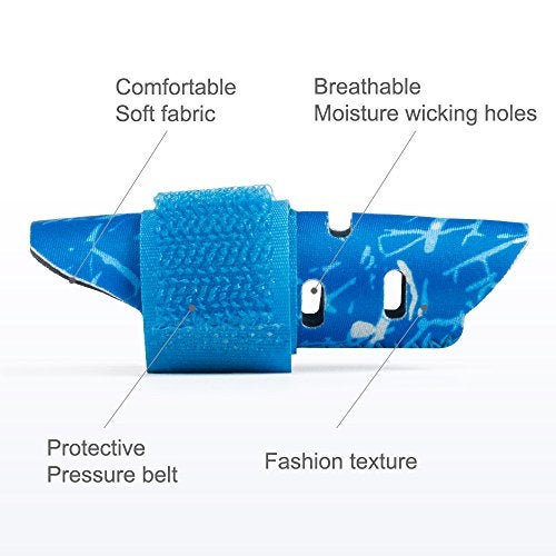 Kuangmi Finger Sleeve Support Protector Finger Splint Brace Use for Pain Relief and Preventing Sports Injuries（S/M, Black - Image 5