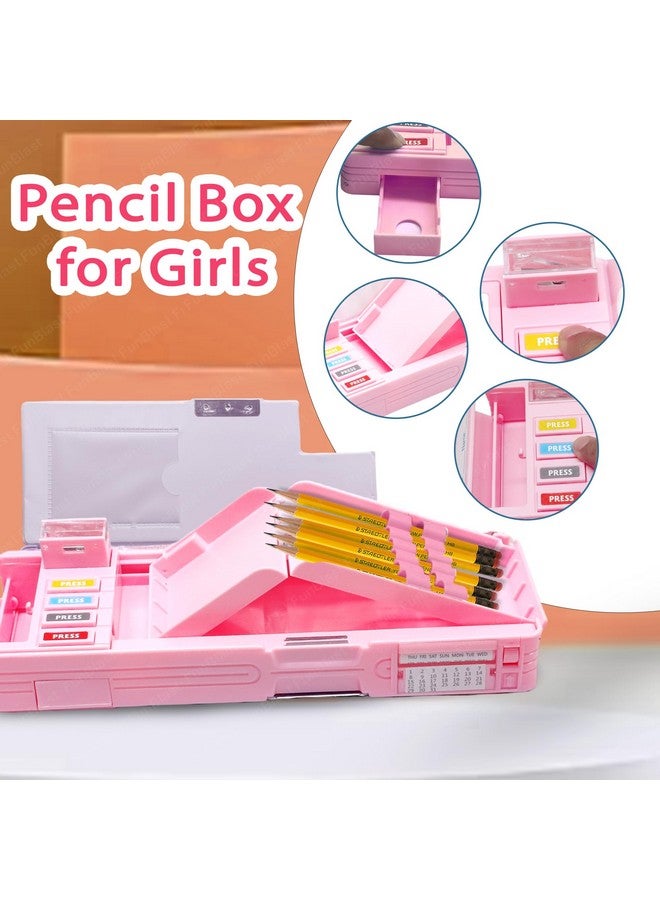 فنبلاست صندوق أقلام FunBlast للأطفال، صندوق أقلام يونيكورن، صندوق أقلام للأطفال للبنات، صندوق أقلام مغناطيسي للبنات، حقيبة أقلام للبنات، صندوق أقلام منبثق، هدايا يونيكورن للأطفال - بلاستيك، متعدد الألوان - Image 4