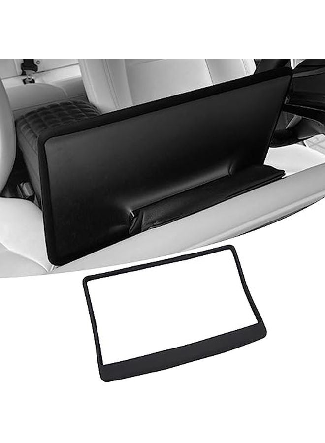 Tesla Model 3 Y Center Screen Frame Cover Black Silicone Protective Trim Replacement - Image 5