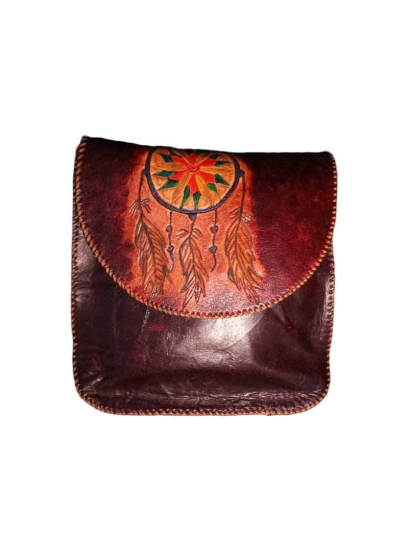 Sheer Fashionable Leather Crossbody Bag  - Image 1