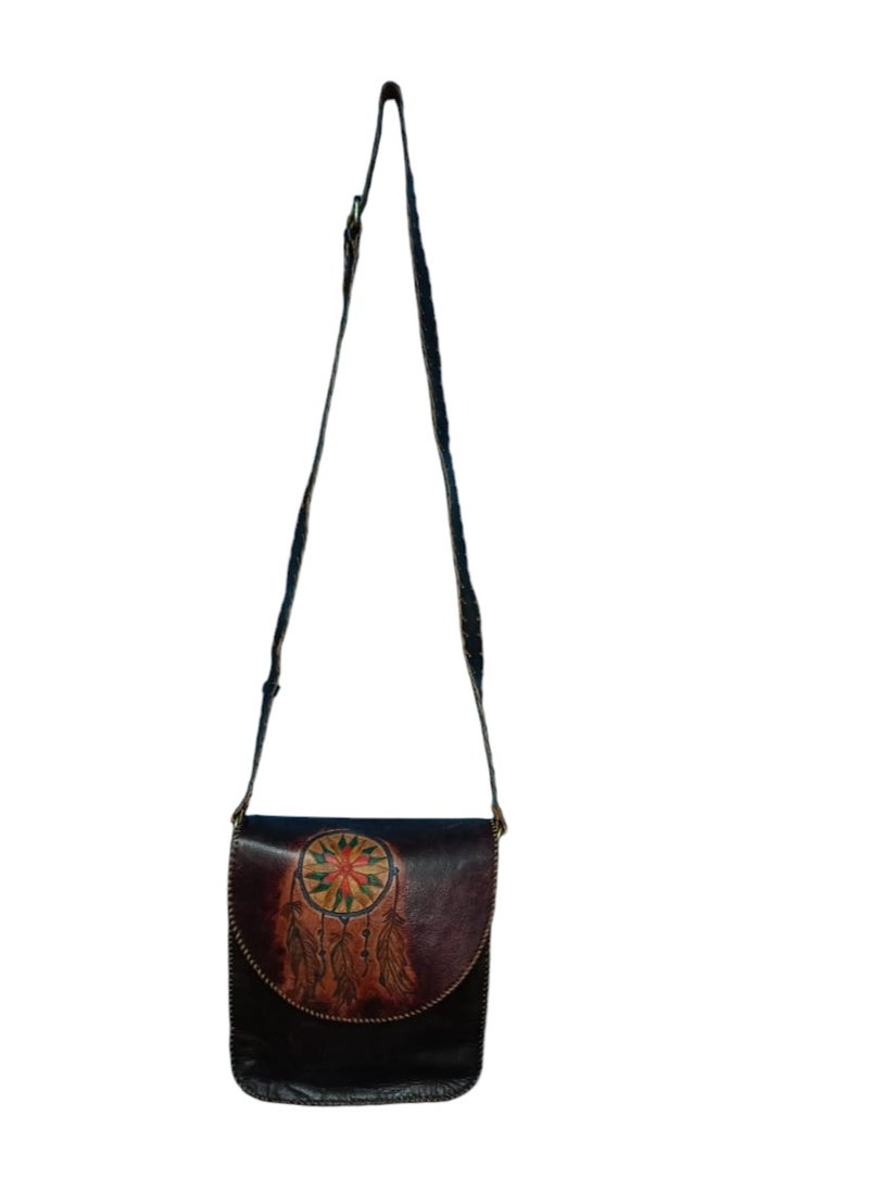 Sheer Fashionable Leather Crossbody Bag  - Image 2