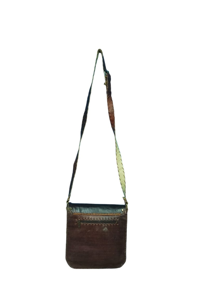 Sheer Fashionable Leather Crossbody Bag  - Image 3