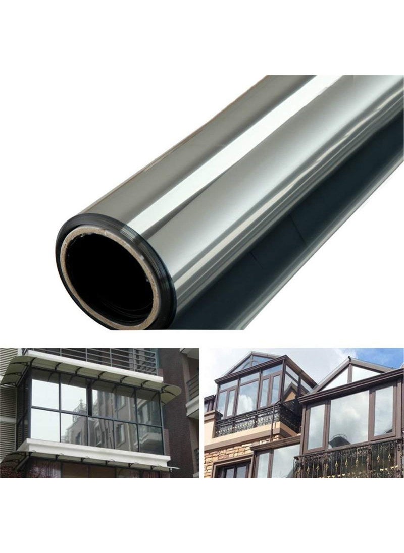 CVANU CVANU One Way Window Film Privacy Window Heat Control Flim Glass Films SelfAdhesive Window Tint for Home and Office 24x240 