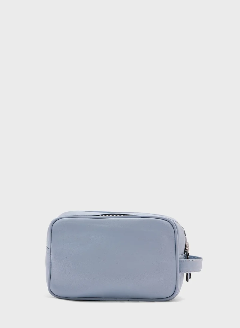 Robert Wood Dual Compartment Travel Toiletry Bag
