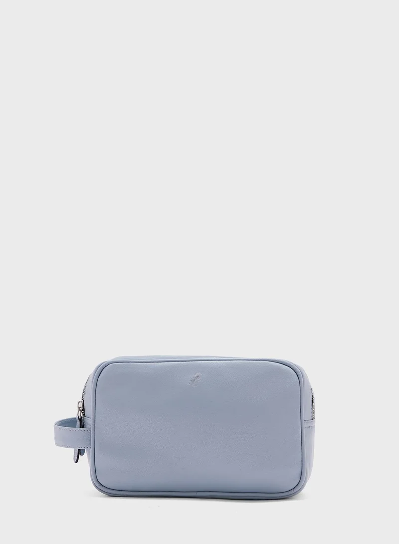 Robert Wood Dual Compartment Travel Toiletry Bag