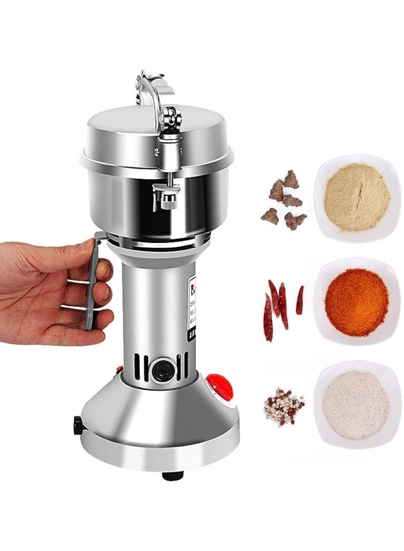 SILVER CREST 1000W Electric Powder Grinder with Copper Motor and Stainless Steel Blades for Spices, Coffee Beans, Herbs, Grains, Nuts - Image 1
