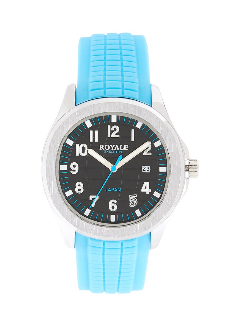 Royale Executive Men's Classic Rubber Strap Watch - Image 1